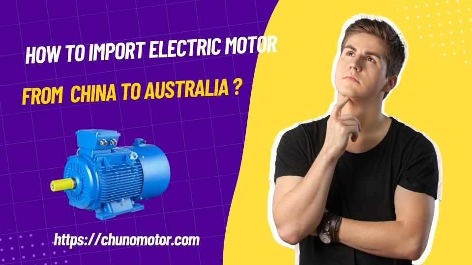 moteur électrique de la Chine vers l'Australie